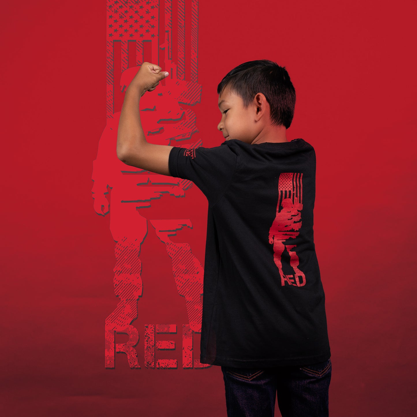 Military Shirt for Kids - RED Friday 