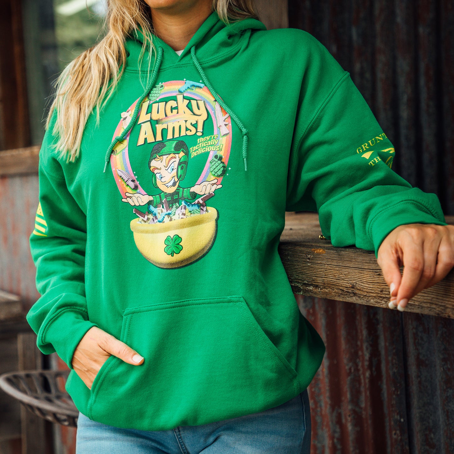 St. Patrick's Day Green Hoodie 