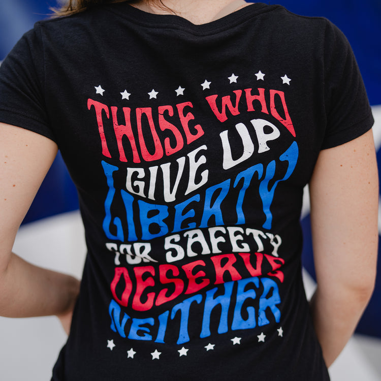 Liberty Quote Shirt - women's fourth of july shirts