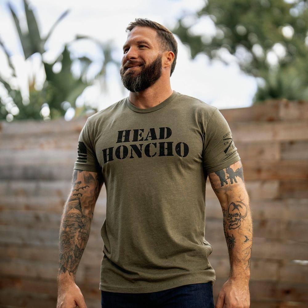 Military Green Shirts for Men - Head Honcho 