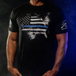 Blue Line Shirt - American Acid T-Shirt – Grunt Style, LLC