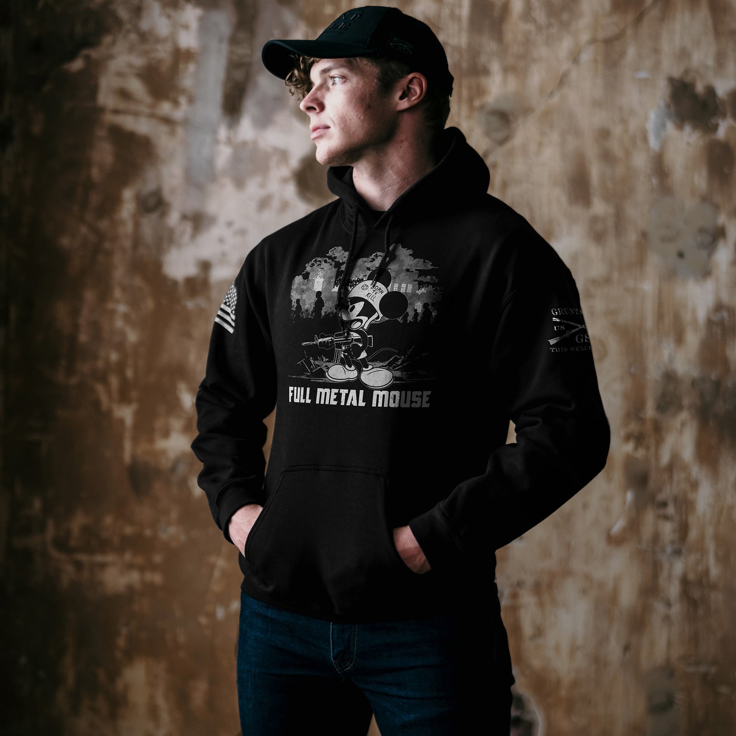 Second Amendment  Hoodie with Mickey Mouse Designs
