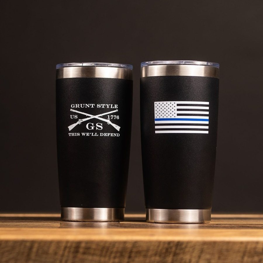 Blue Line Flag 20oz Tumbler