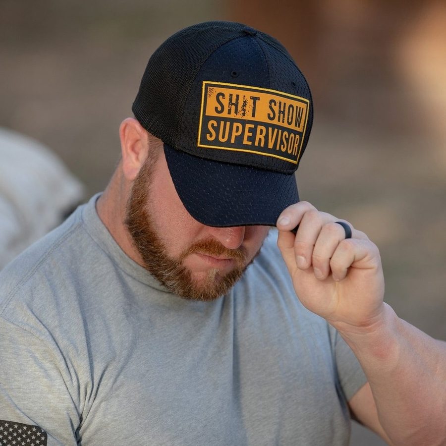 Sh*t Show Supervisor Funny Embroidered Hook & Loop Patch – Tactical Backpack, Hat, Jacket