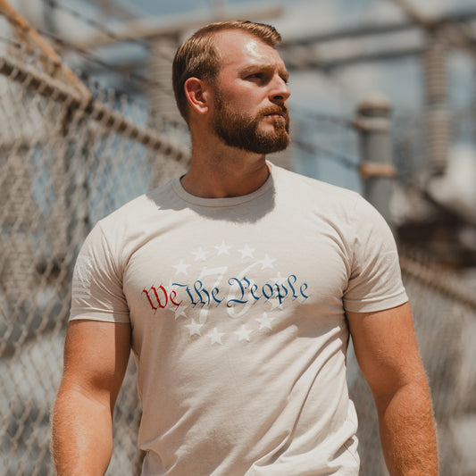 Patriotic T-Shirt for Men - We the People 