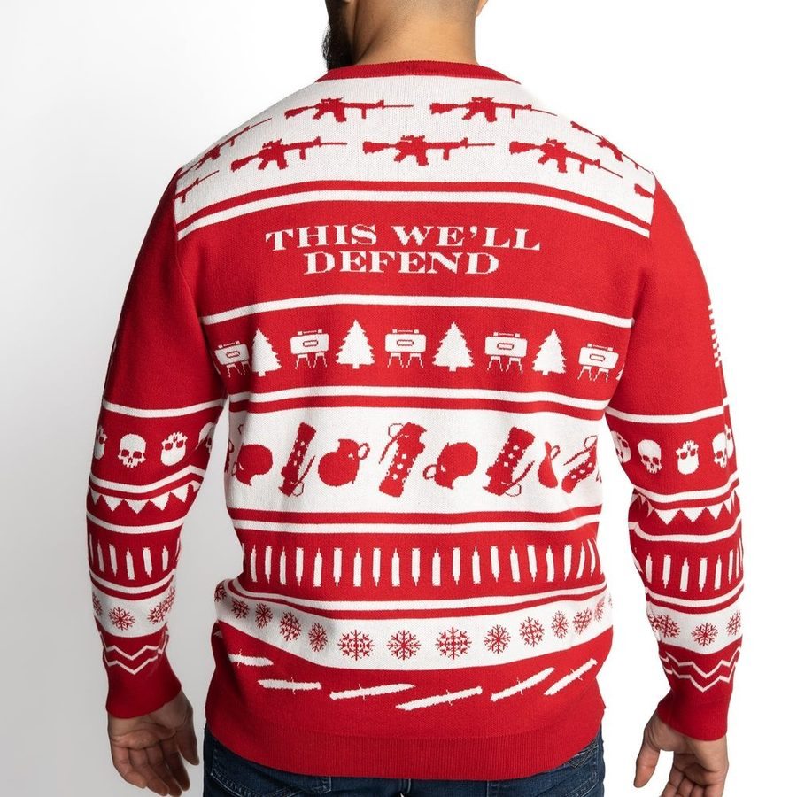Grunt Style Merry And Armed Christmas Sweater