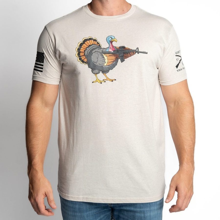 Triggered Turkey T-Shirt - Sand