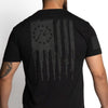 Grunt Style Blackout Betsy Rifle Flag T-Shirt - Black