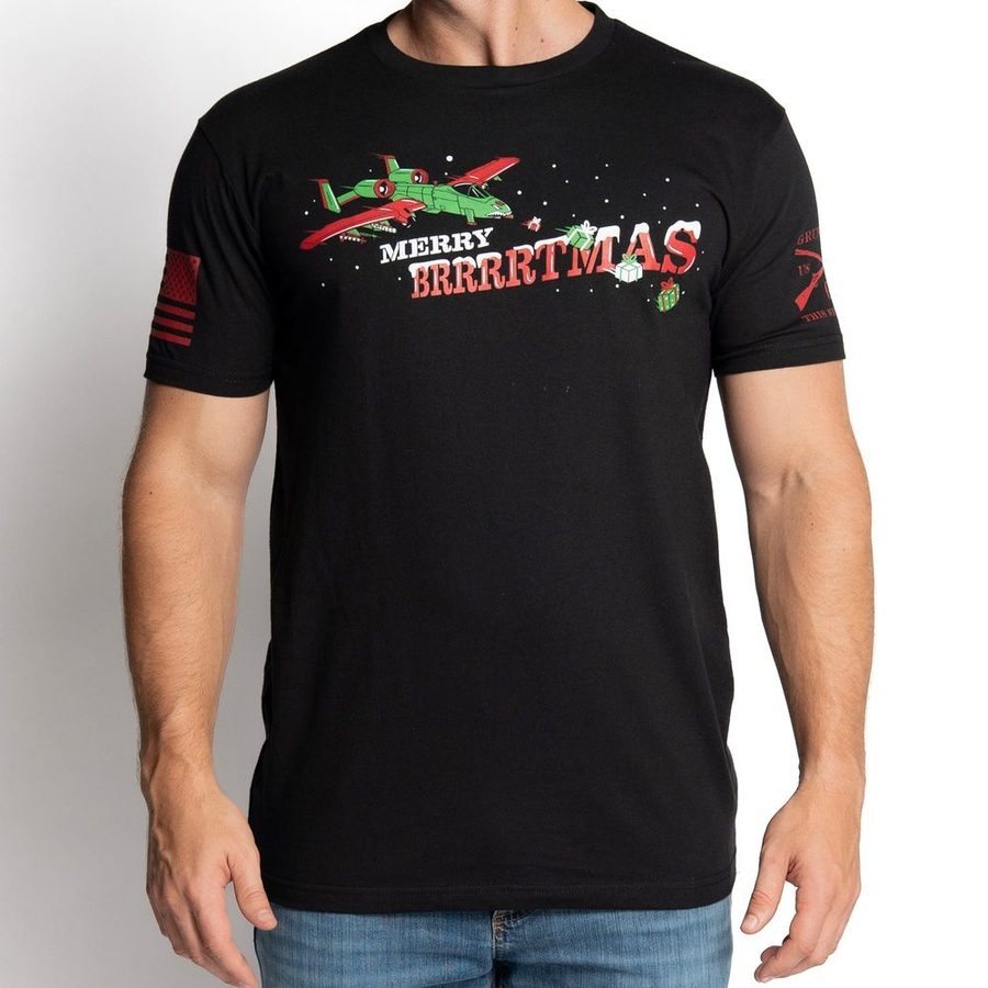 Merry Brrrrtmas T-Shirt - Black