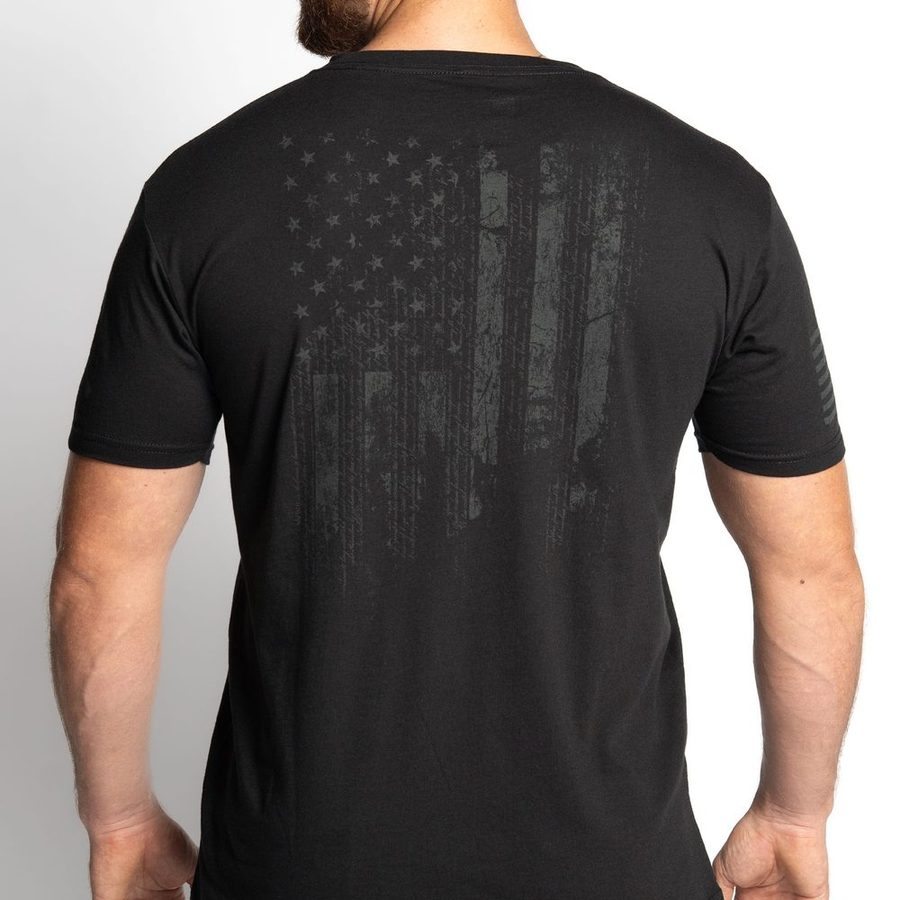 Blackout 1776 Flag T-Shirt - Black