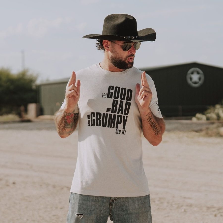 Grunt Style The Good. The Bad. The Grumpy. T-Shirt - Sand