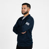 Grunt Style Men's Waffle Top Full-Zip Jacket - Navy