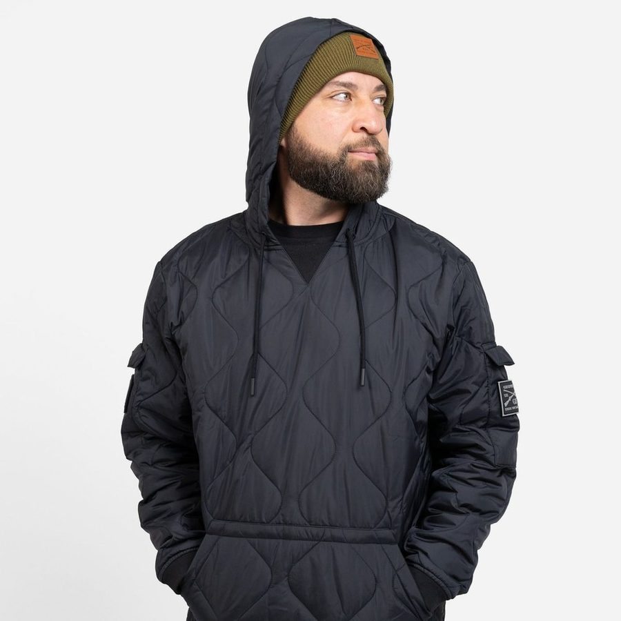 Grunt Style Tac Woobie Pullover Hoodie - Black