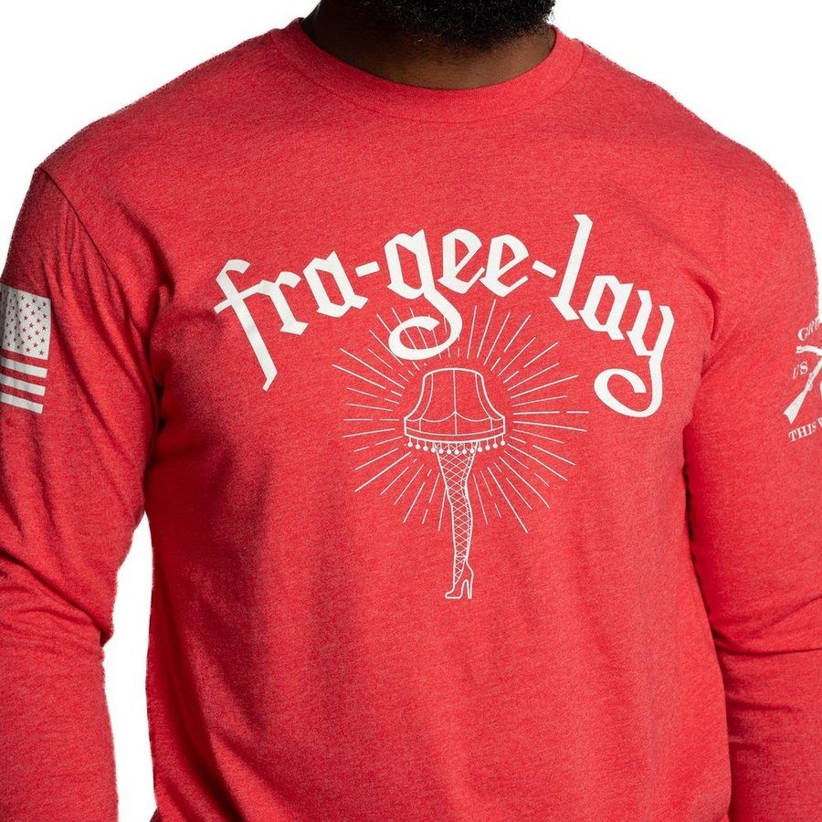 Grunt Style Fra-gee-lay Long Sleeve - Red
