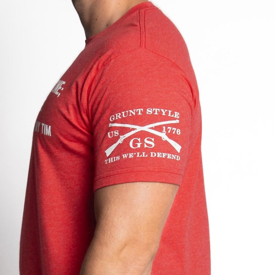 Grunt Style Tiny Tim Anti-Commie T-Shirt - Red