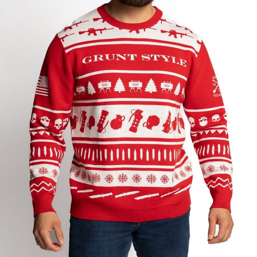 Merry And Armed Christmas Sweater