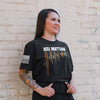 Women's Size Matters Boyfriend Fit T-Shirt - Black