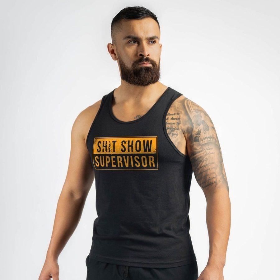 Sh*t Show Supervisor Tank - Black – Grunt Style, LLC
