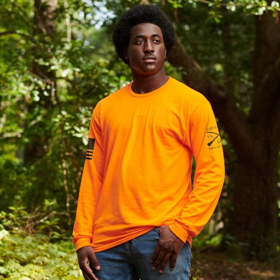 Basic Long Sleeve - Safety Orange – Grunt Style, LLC