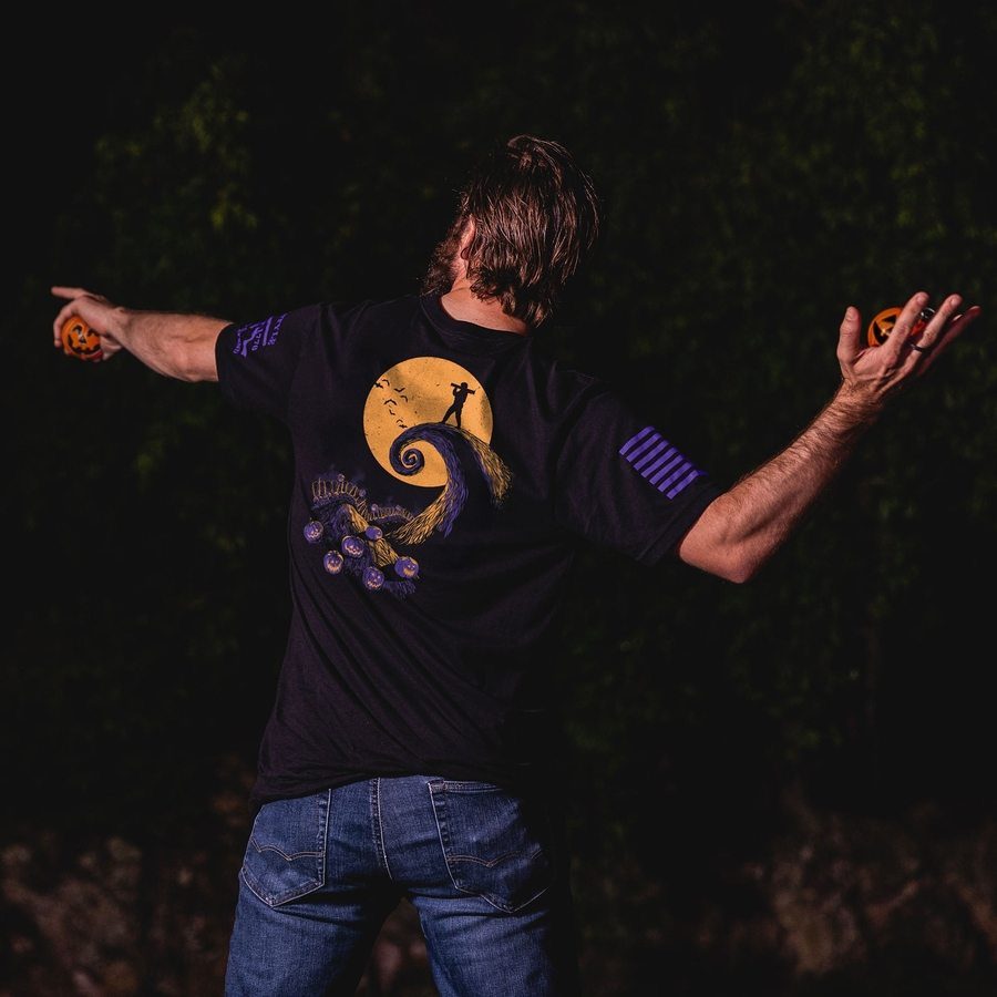 Grunt Style Night Raid Before Christmas T-Shirt - Black