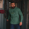 Grunt Style Grinch Grows Long Sleeve - Heather Forest Green