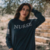 Nurse Defined Long Sleeve - Navy