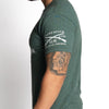 Grunt Style Goes Down All Night T-Shirt - Heather Forest Green