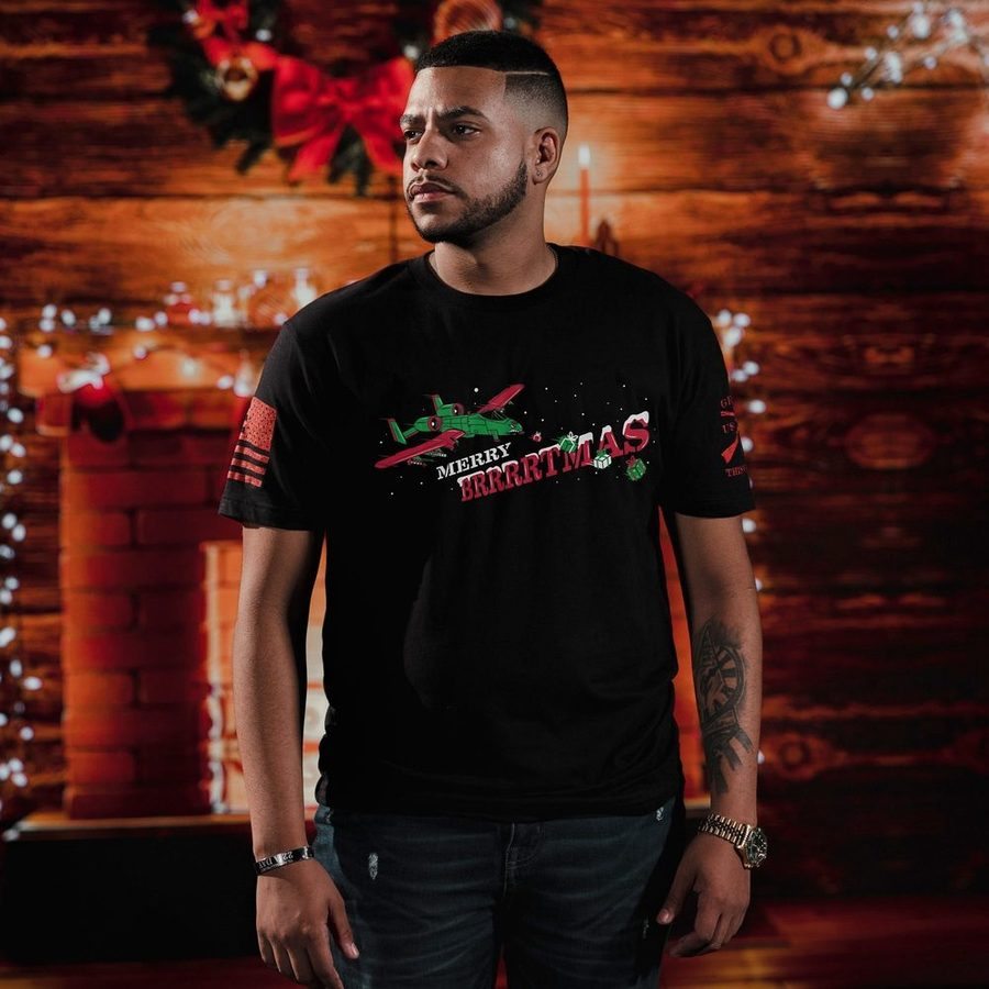Merry Brrrrtmas T-Shirt - Black – Grunt Style