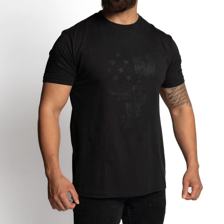 Blackout American Reaper T-Shirt - Black