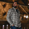 Men's GS Plaid Flannel - White