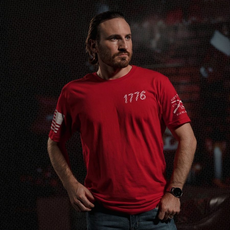 1776 Flag Christmas T-Shirt - Red – Grunt Style