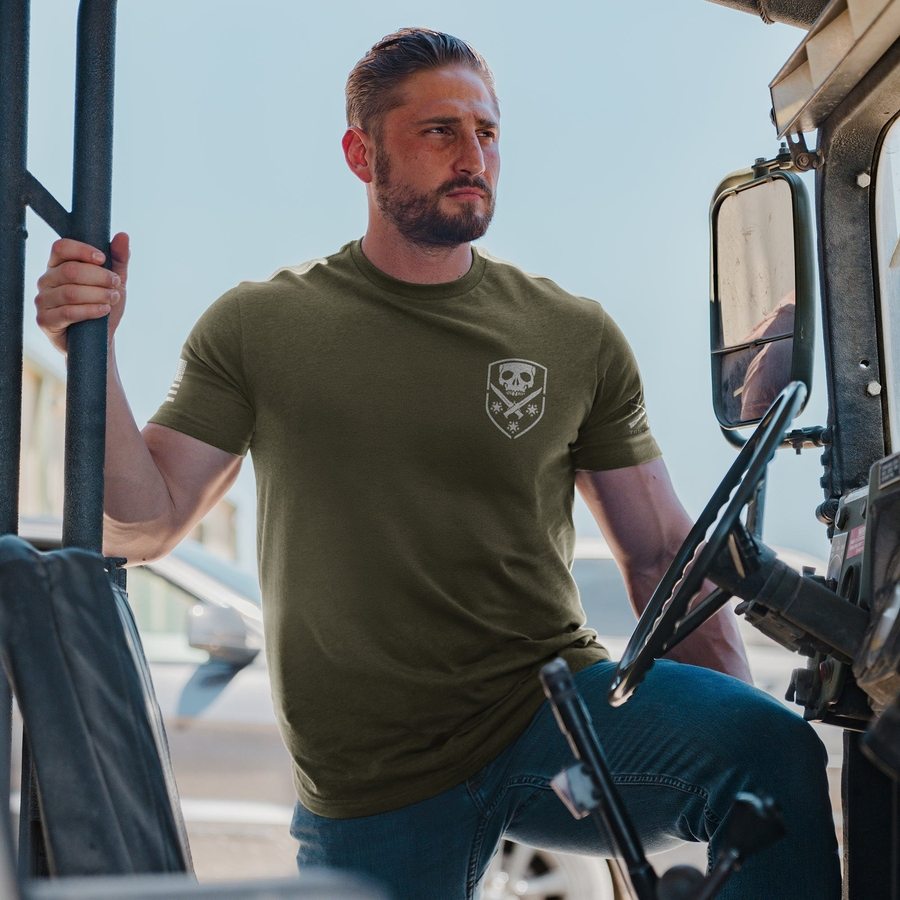Reaper's Fury T-Shirt - Military Green