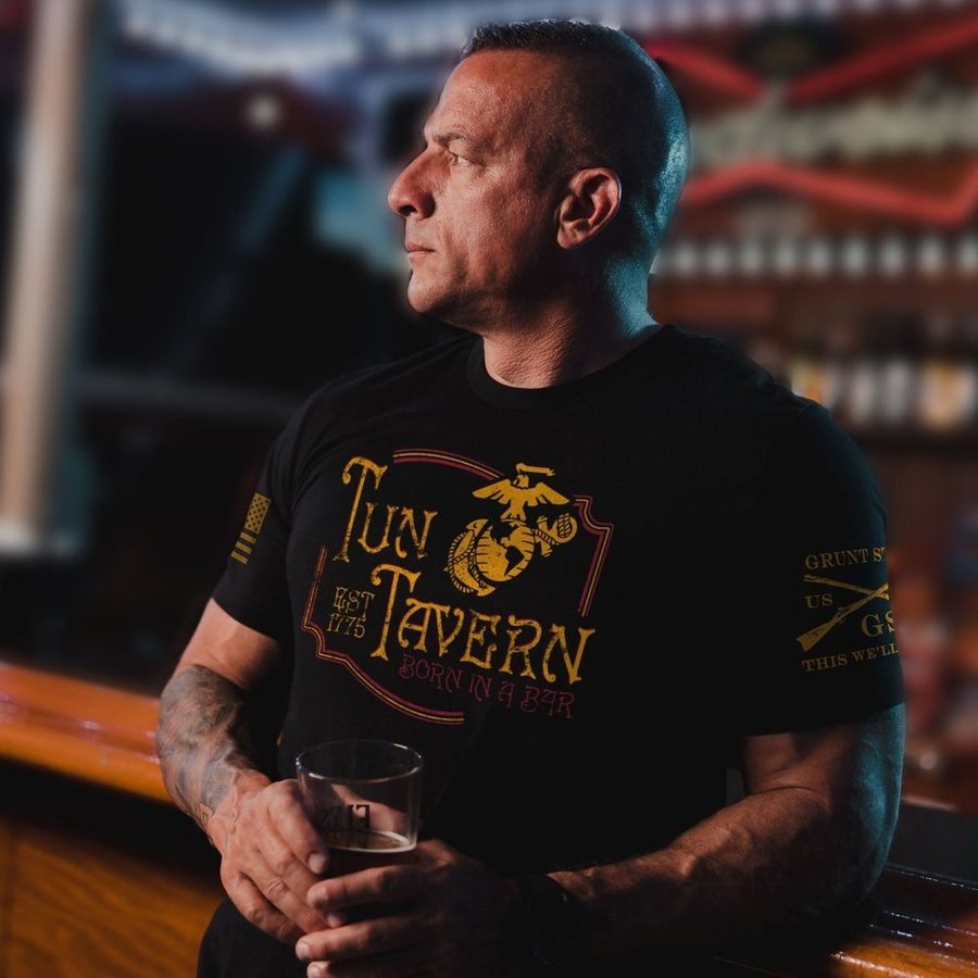 Marines T-Shirts Made in the USA | Tun Tavern Staff – Grunt Style, LLC