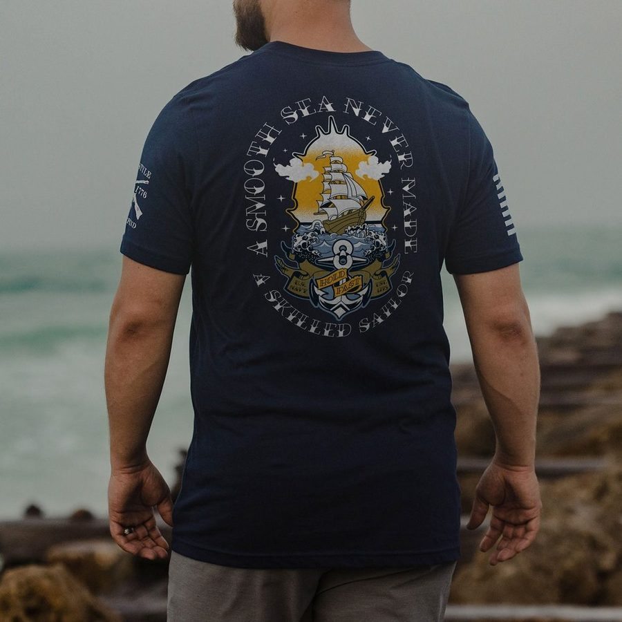 USN - Skilled Sailor T-Shirt - Navy – Grunt Style, LLC