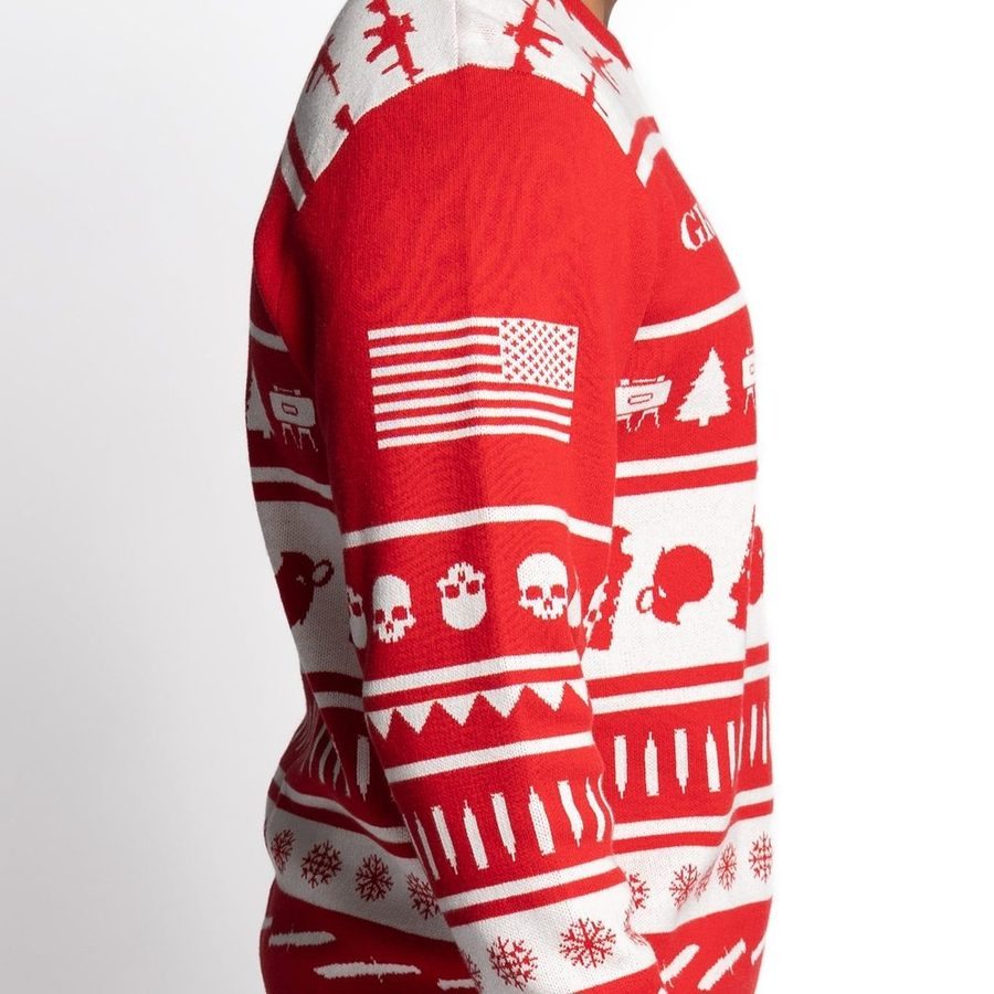 Grunt Style Merry And Armed Christmas Sweater