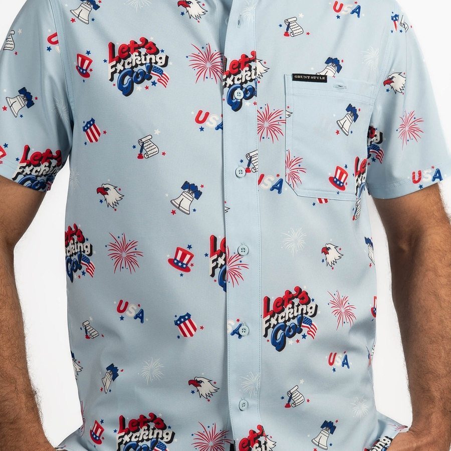 grunt style dress shirt Men's Garage Button Down