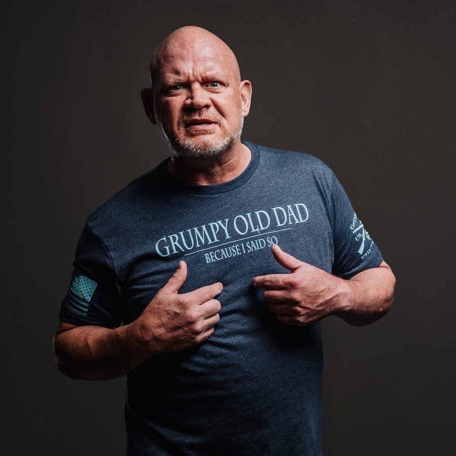 Grumpy Old Dad T-Shirt - Midnight Navy – Grunt Style, LLC