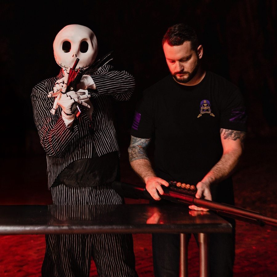 Grunt Style Night Raid Before Christmas T-Shirt - Black