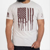 Grunt Style Rifle Flag T-Shirt - Sand
