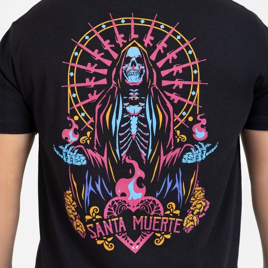 Grunt Style Santa Muerte T-Shirt - Black