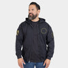 Betsy Rifle Flag Full-Zip Hoodie - Black