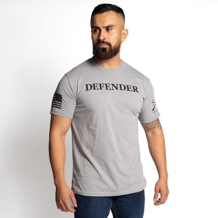 Ropa Casual Hombre Algodón Howitzer Style - Camiseta Para Hombre WE Will Defend Military Grunt MFG Camiseta Howitzer Militar