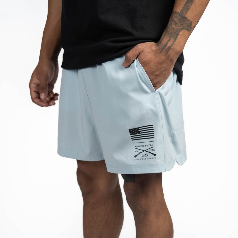 Men's Training Short - Sky Blue