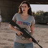 Women's Patriot V-Neck - Dark Heather Gray