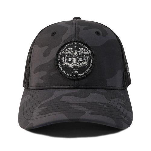 2A Rights Mesh Hat - Black Camo