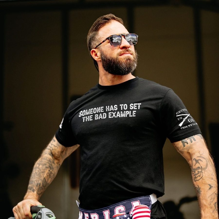 Bad Example T-Shirt - Black – Grunt Style, LLC