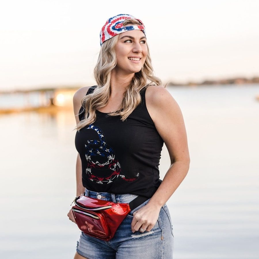 Women's Freedom Gadsden Flowy Tank - Black – Grunt Style