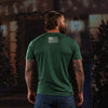 We The People Christmas T-Shirt - Heather Forest Green