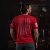 1776 Flag Christmas T-Shirt - Red