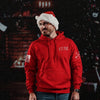 1776 Flag Christmas Hoodie - Red